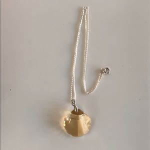 Silver sterling delicate chain with pendant